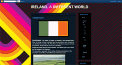 Desktop Screenshot of irelandadiferentworld.blogspot.com