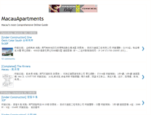 Tablet Screenshot of macauapartments.blogspot.com