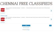 Tablet Screenshot of chennaifreeclassifieds.blogspot.com