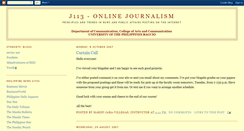 Desktop Screenshot of j113-onlinejournalism.blogspot.com