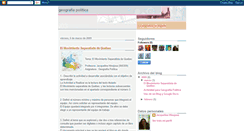 Desktop Screenshot of geogpolitica.blogspot.com