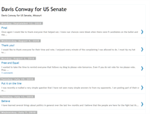 Tablet Screenshot of davisconwayforussenate.blogspot.com