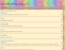 Tablet Screenshot of agendaclasse5a.blogspot.com
