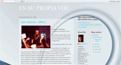 Desktop Screenshot of ensupropiavoz.blogspot.com