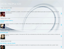 Tablet Screenshot of ensupropiavoz.blogspot.com