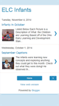 Mobile Screenshot of elcinfants.blogspot.com