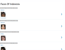 Tablet Screenshot of facesofindonesia.blogspot.com