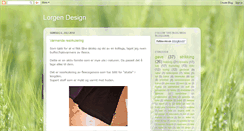 Desktop Screenshot of lorgendesign.blogspot.com