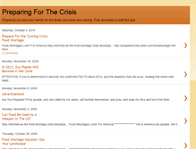 Tablet Screenshot of preparingforthecrisis.blogspot.com