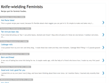 Tablet Screenshot of feministfoodies.blogspot.com