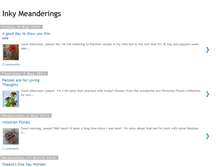 Tablet Screenshot of inkymeanderings.blogspot.com