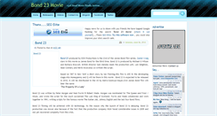 Desktop Screenshot of bond-23-movie.blogspot.com