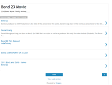 Tablet Screenshot of bond-23-movie.blogspot.com