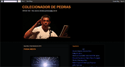 Desktop Screenshot of colecionadordepedras1.blogspot.com