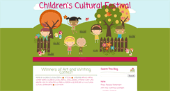 Desktop Screenshot of childrensculturalfestival.blogspot.com