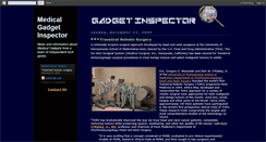 Desktop Screenshot of gadgetmedicalinspector.blogspot.com