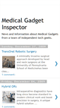Mobile Screenshot of gadgetmedicalinspector.blogspot.com