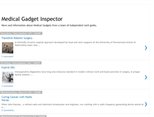 Tablet Screenshot of gadgetmedicalinspector.blogspot.com