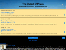 Tablet Screenshot of dialectofpraxis.blogspot.com