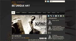 Desktop Screenshot of beuniqueart.blogspot.com