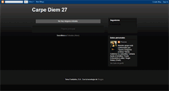 Desktop Screenshot of carpediem27.blogspot.com