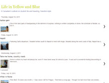 Tablet Screenshot of lifeinyellowandblue.blogspot.com