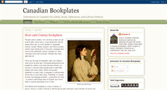 Desktop Screenshot of canadianbookplates.blogspot.com