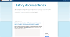 Desktop Screenshot of history-documentariesbookmark.blogspot.com