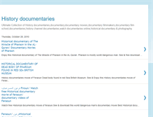 Tablet Screenshot of history-documentariesbookmark.blogspot.com