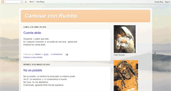 Desktop Screenshot of caminarconrumbo.blogspot.com