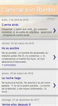 Mobile Screenshot of caminarconrumbo.blogspot.com