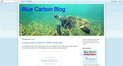 Desktop Screenshot of bluecarbonblog.blogspot.com