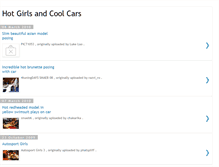 Tablet Screenshot of hot-girls-and-cool-cars.blogspot.com