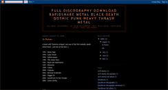 Desktop Screenshot of full-discography.blogspot.com