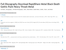 Tablet Screenshot of full-discography.blogspot.com