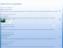 Tablet Screenshot of entrelivroserascunhos.blogspot.com