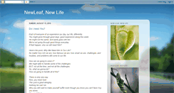Desktop Screenshot of newleaf-lovejesus.blogspot.com
