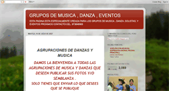 Desktop Screenshot of gruposdedanzaymusica.blogspot.com