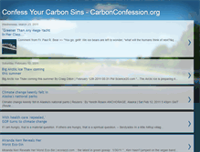 Tablet Screenshot of carbonconfession.blogspot.com