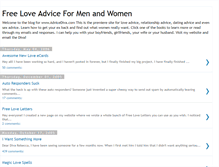 Tablet Screenshot of loveadvice.blogspot.com