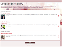 Tablet Screenshot of lexipaigephotography.blogspot.com
