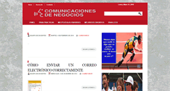 Desktop Screenshot of comunicacionesdenegocios.blogspot.com