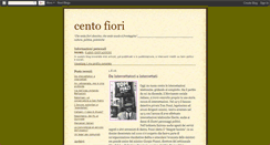 Desktop Screenshot of centofiori.blogspot.com