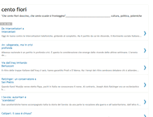 Tablet Screenshot of centofiori.blogspot.com