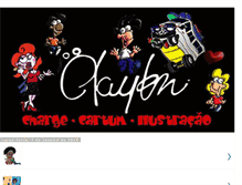 Tablet Screenshot of claytondesenhos.blogspot.com