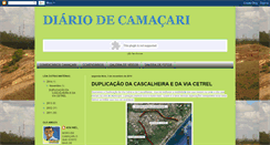 Desktop Screenshot of diariodecamacari.blogspot.com