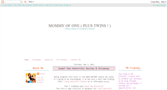 Desktop Screenshot of mommyofoneandcounting.blogspot.com