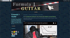 Desktop Screenshot of formula1guitar.blogspot.com