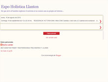 Tablet Screenshot of expoholisticallanten.blogspot.com