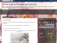 Tablet Screenshot of ontheroadtophoenixandbeyond.blogspot.com